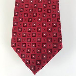 Donald Trump Tie EUC Beautiful Red Black White